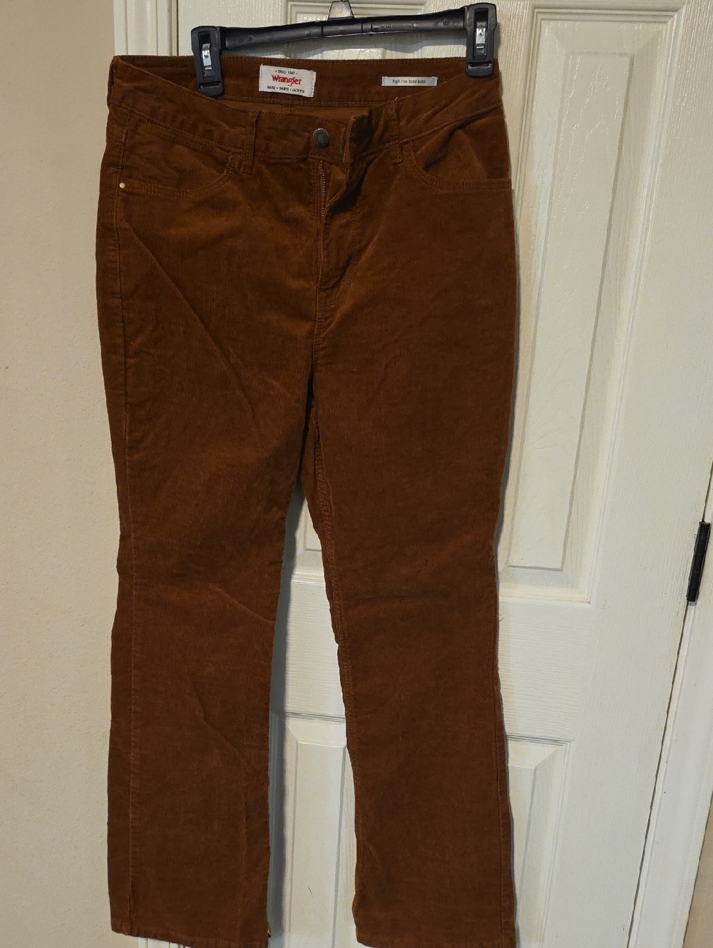 Wrangler Brown Corduroy Bootcut Pants